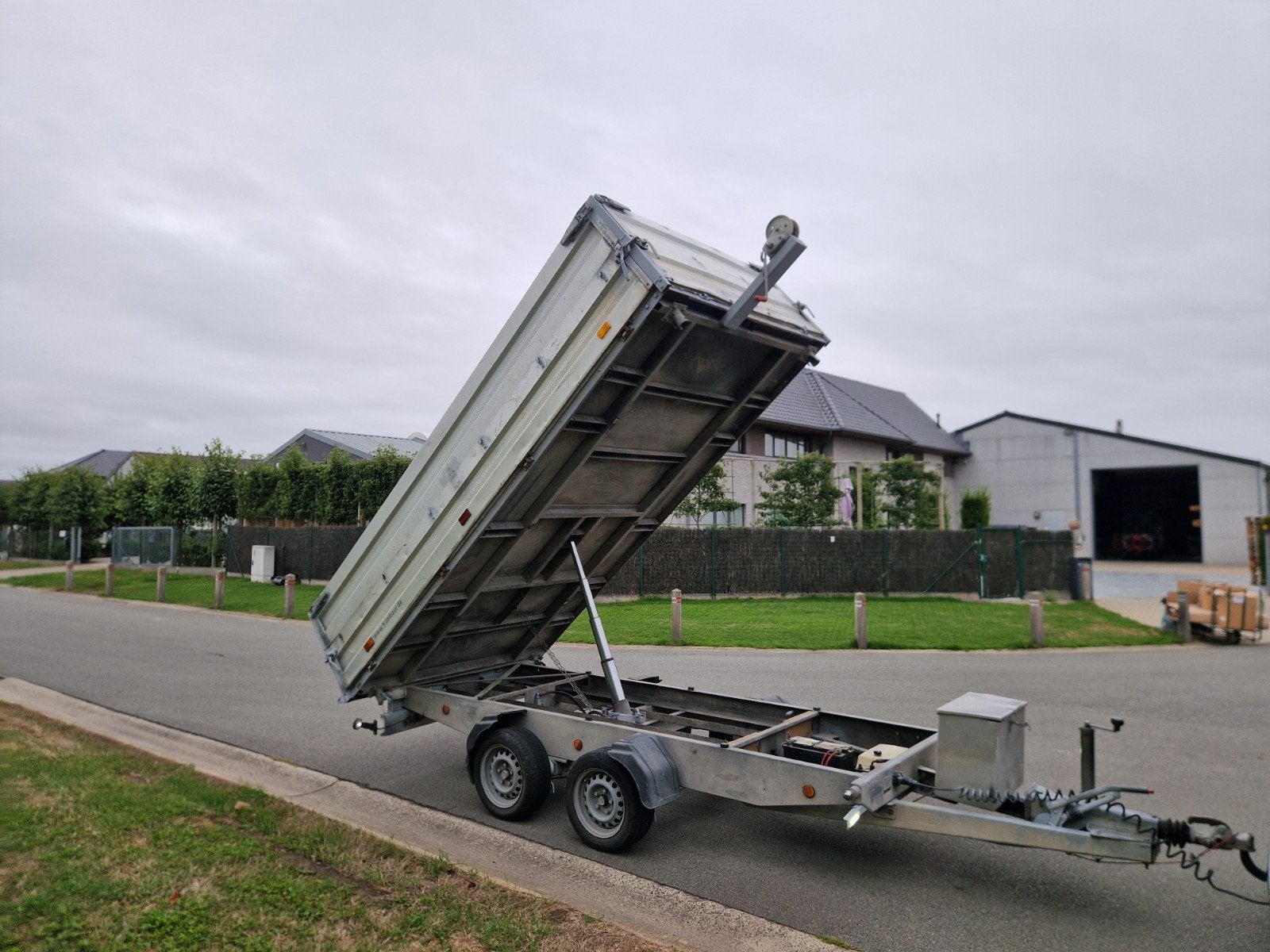 aanhangwagen kipper 3,5 ton humbaur, Ophalen, Gebruikt