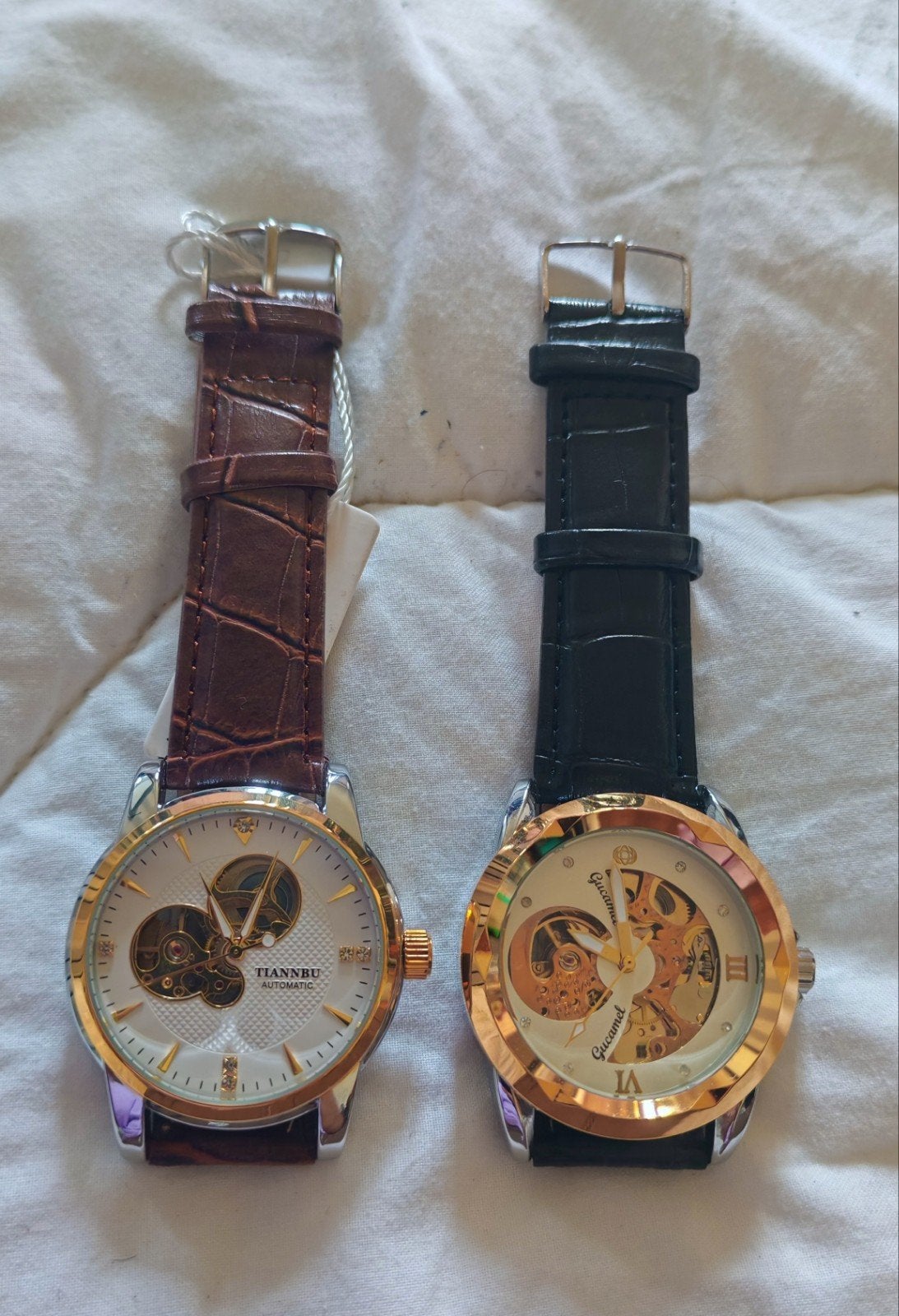 lot de 2 montres automatiques homme, Envoi, Neuf