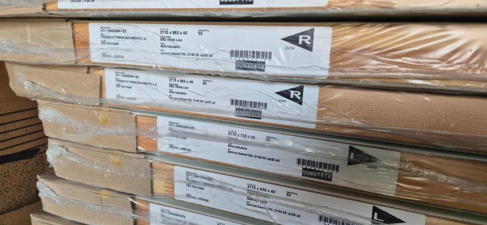 Nieuw Binnendeuren Theuma Witlakdeur. Incl omkasting en
slot, Ophalen, Nieuw, Binnendeur