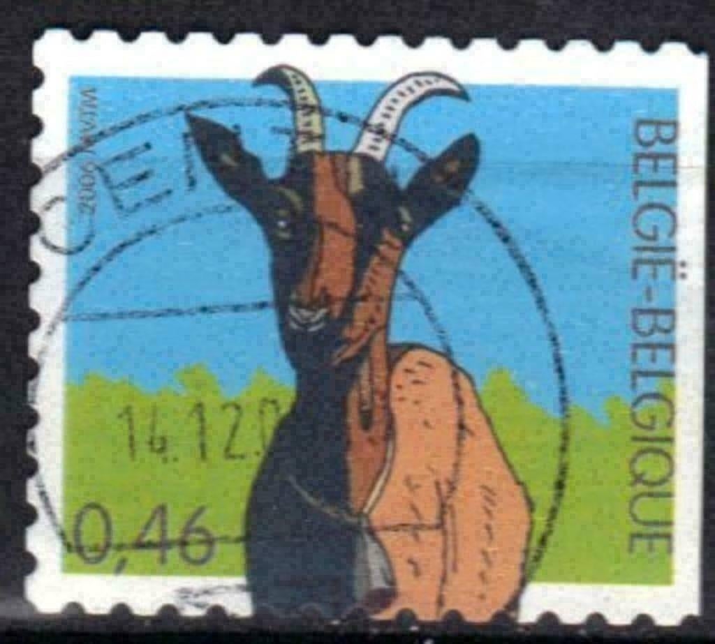 Belgique 2006 - Yvert 3471 /OBP 3486 - Ferme - Chèvre (ST), Envoi, Affranchi, Oblitéré