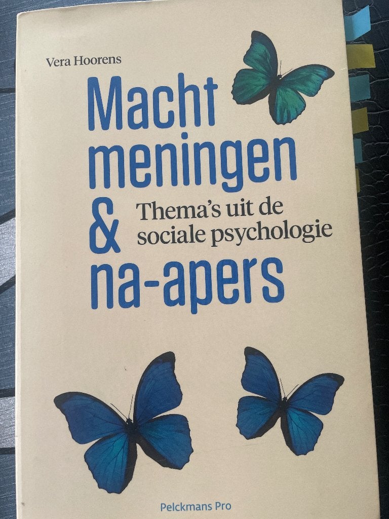 Boek: macht, meningen & na-apers, Livres, Enlèvement ou Envoi, Utilisé, Psychologie sociale, Pelckmans