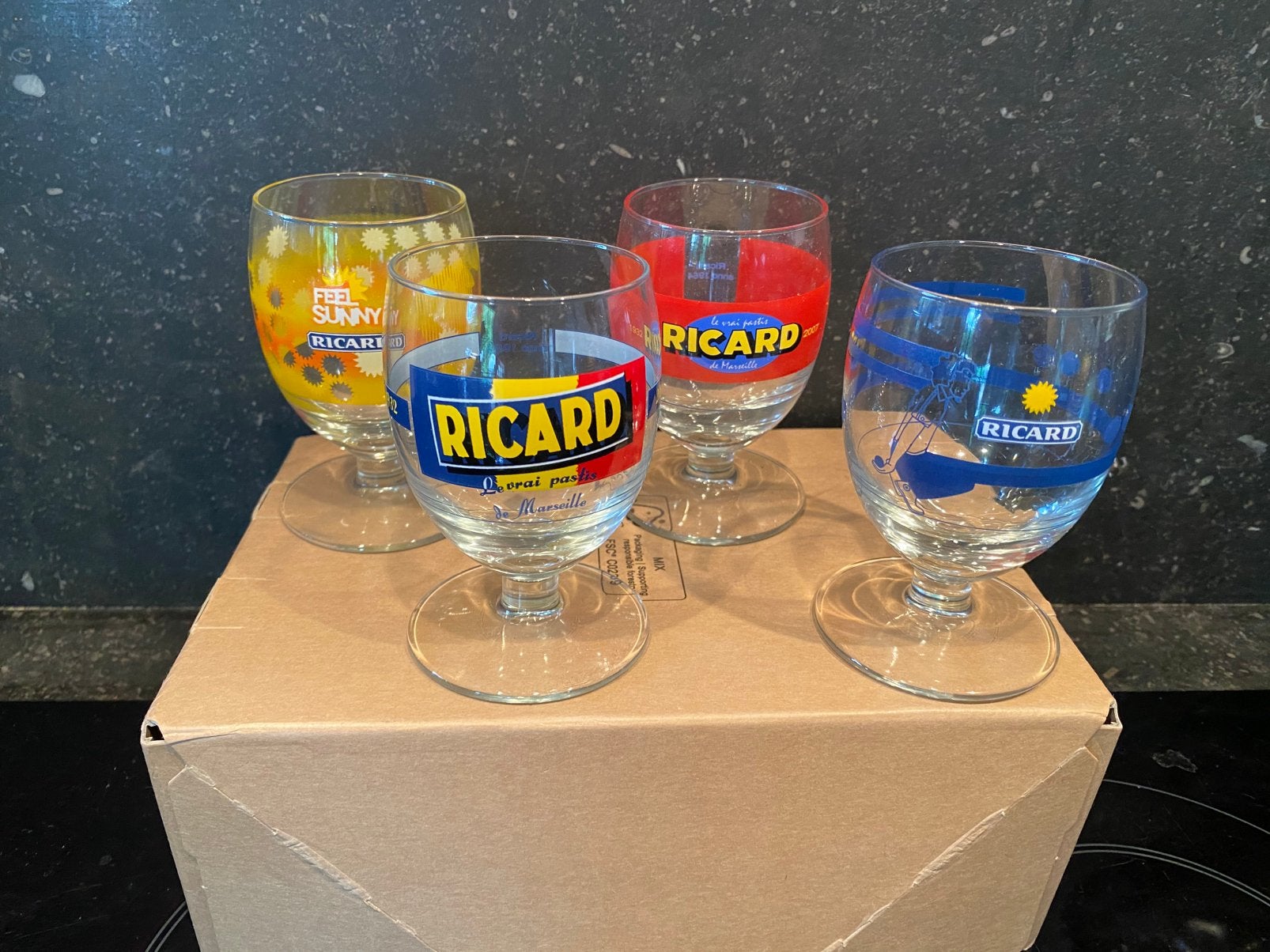 RICARD lot van 4, Ophalen of Verzenden, Zo goed als nieuw, Overige typen
