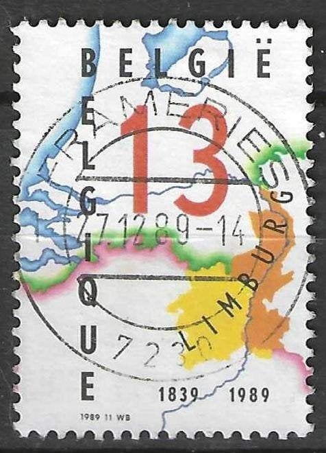 Belgique 1989 - Yvert/OBP 2338 - 150 ans du Limburg -  (ST), Envoi, Affranchi, Oblitéré