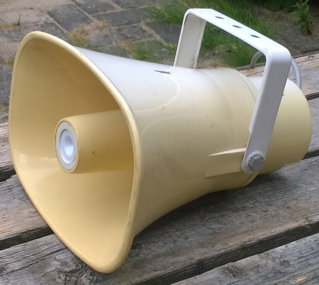 Luidspreker DAP HS-15S, hoornspeaker, Overige merken, Gebruikt, Inclusief muurbeugels, Overige typen