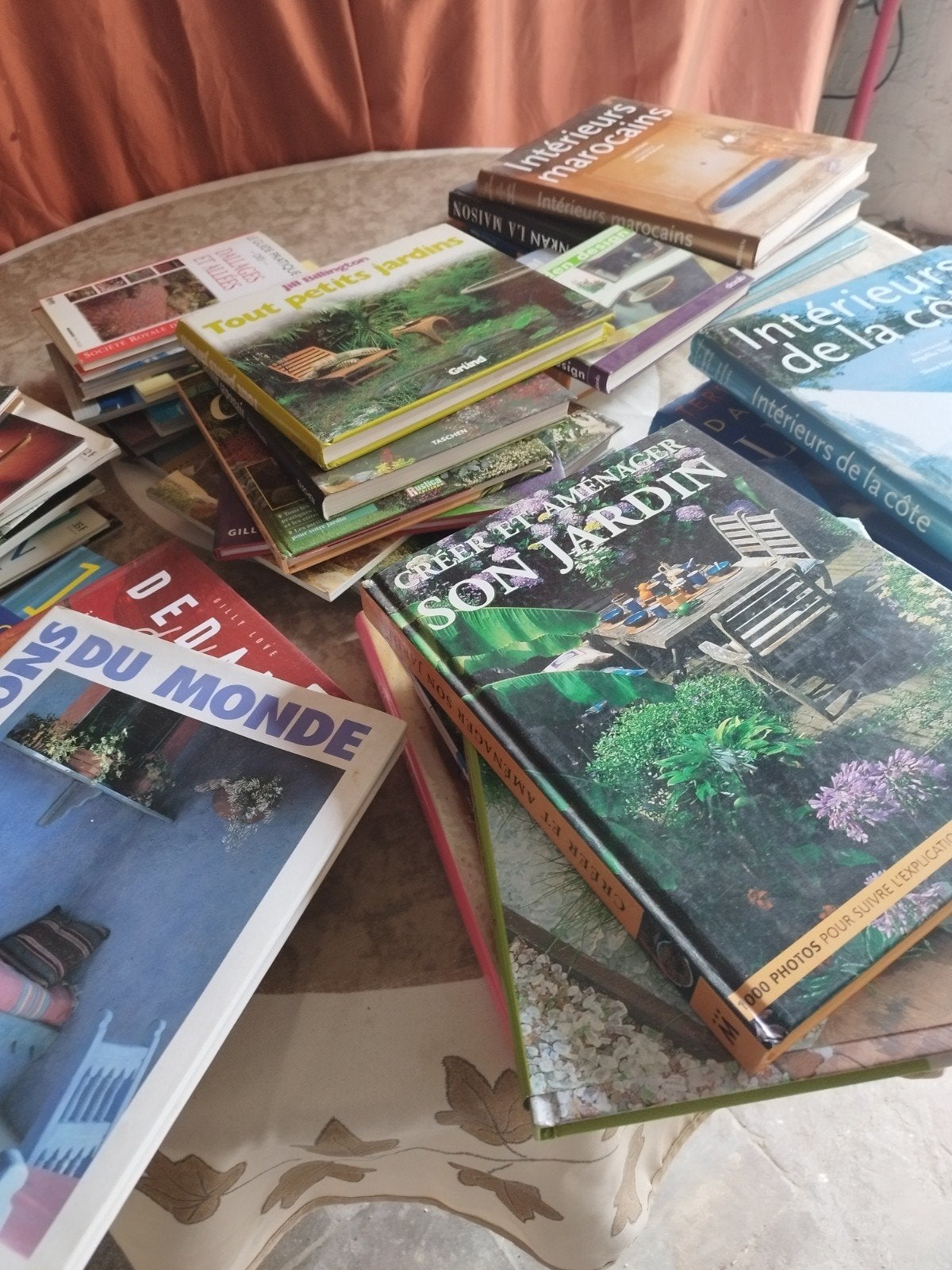 A vendre livres de décorations intérieures, et de jardins, Enlèvement