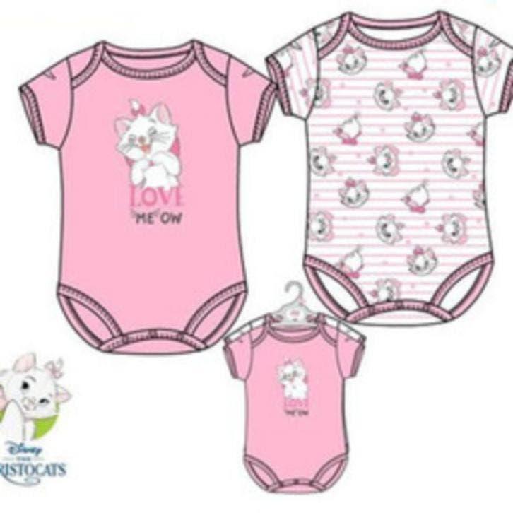 Marie Cat Rompertje - 2 Stuks - Maat 18 maanden - Disney, Nacht- of Onderkleding, Meisje, Nieuw, Disney Baby