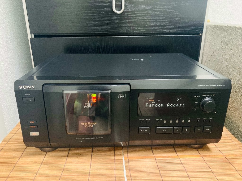 Lecteur chargeur CD Sony CDP-CX57, TV, Hi-fi & Vidéo, Enlèvement ou Envoi, Sony