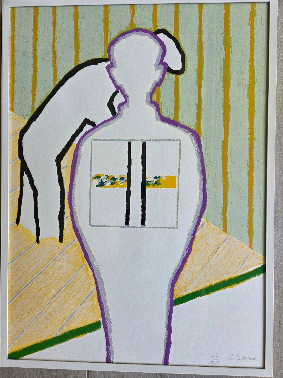 Roger Raveel. Vader en zoon, Antiek en Kunst, Ophalen of Verzenden