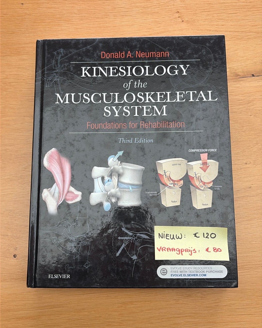 Kinesiology of the musculoskeletal system (third edition), Boeken, Studieboeken en Cursussen, Ophalen, Zo goed als nieuw