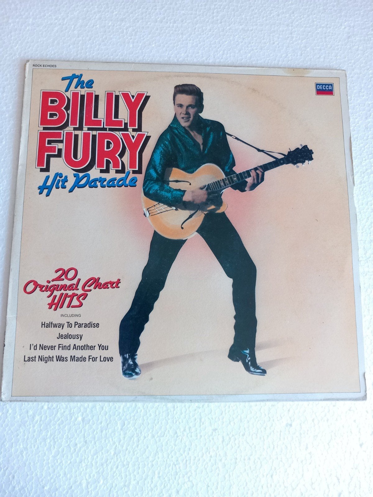 THE  BILLY FURY. HITPARADE. POPCORN ROCK UK LP, Ophalen of Verzenden, LP