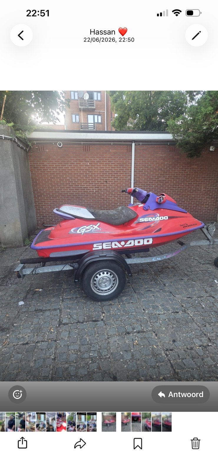 Seadoo GSX 135 ch, Enlèvement, Comme neuf