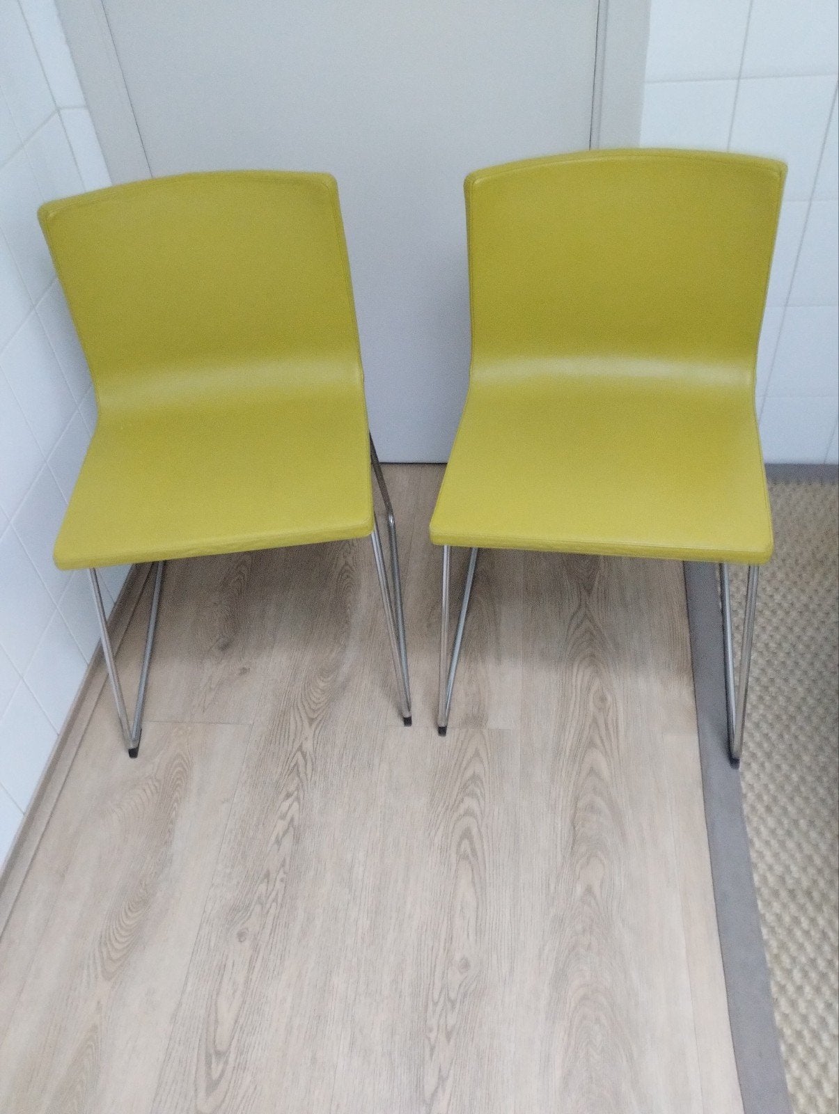 Vier keuken stoelen Groen, Huis en Inrichting, Ophalen, Vier