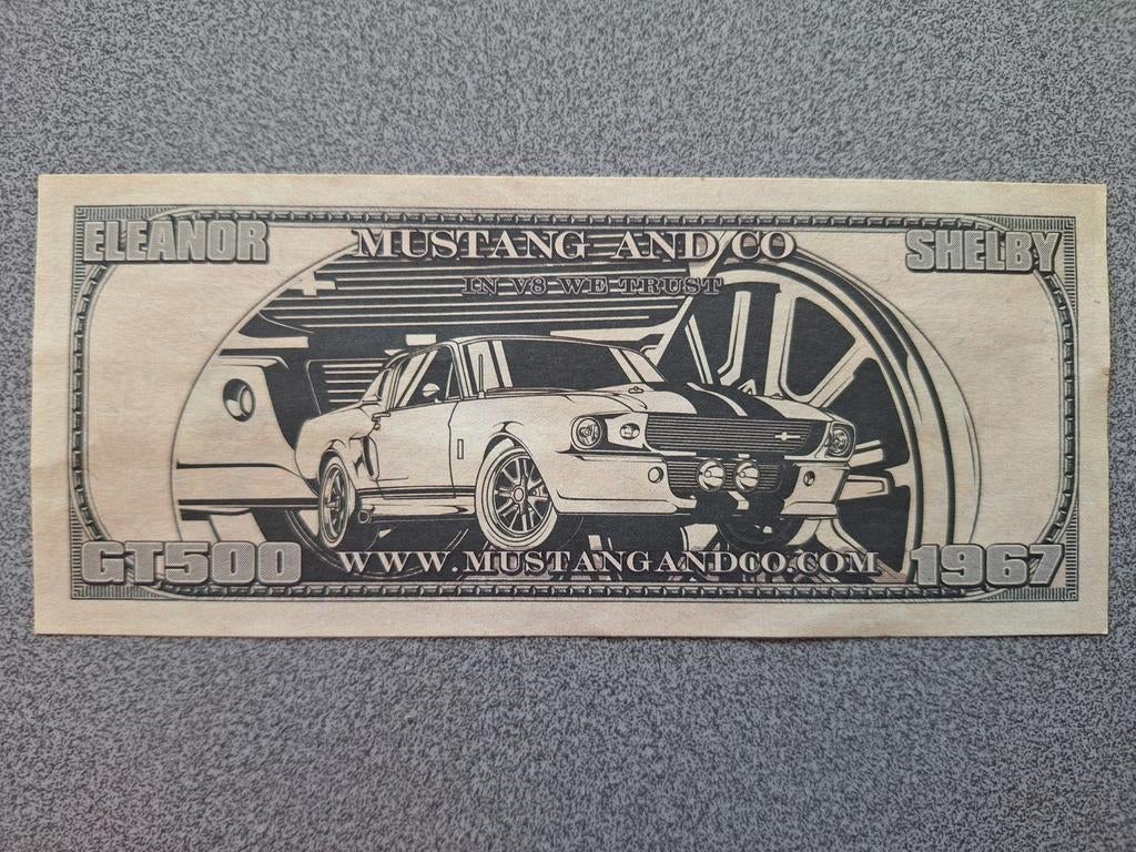 FORD MUSTANG SHELBY DOLLAR, Enlèvement ou Envoi, Papier