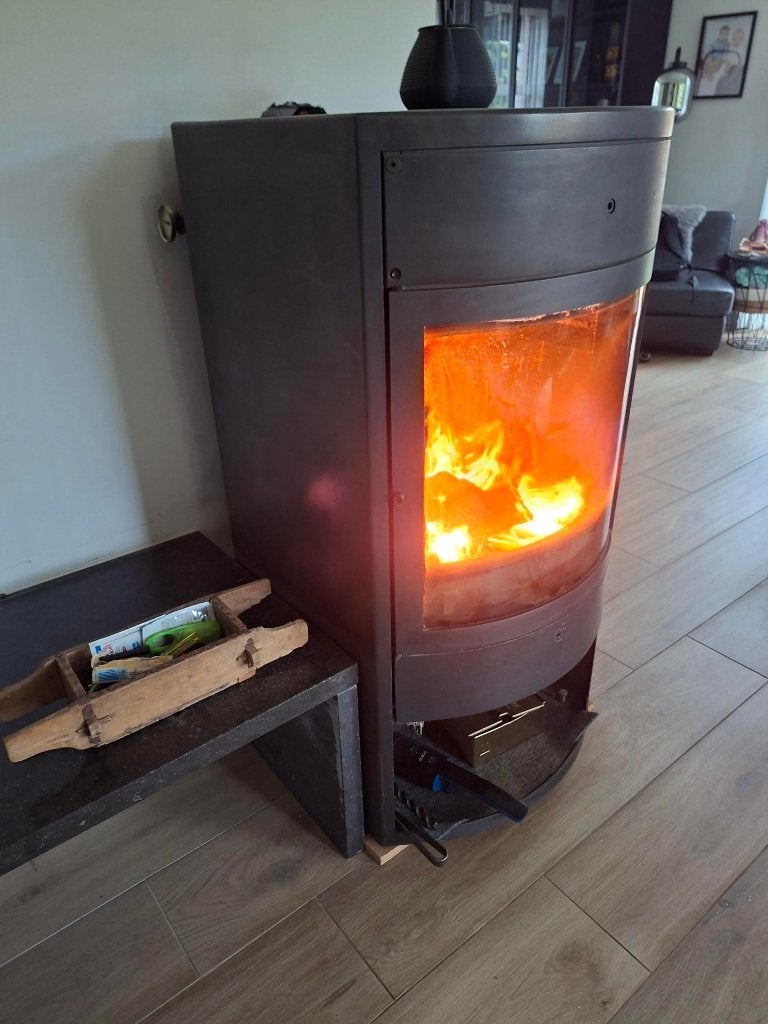 houtkachel DDG, Huis en Inrichting, Ophalen, Gebruikt, Hout, Houtkachel