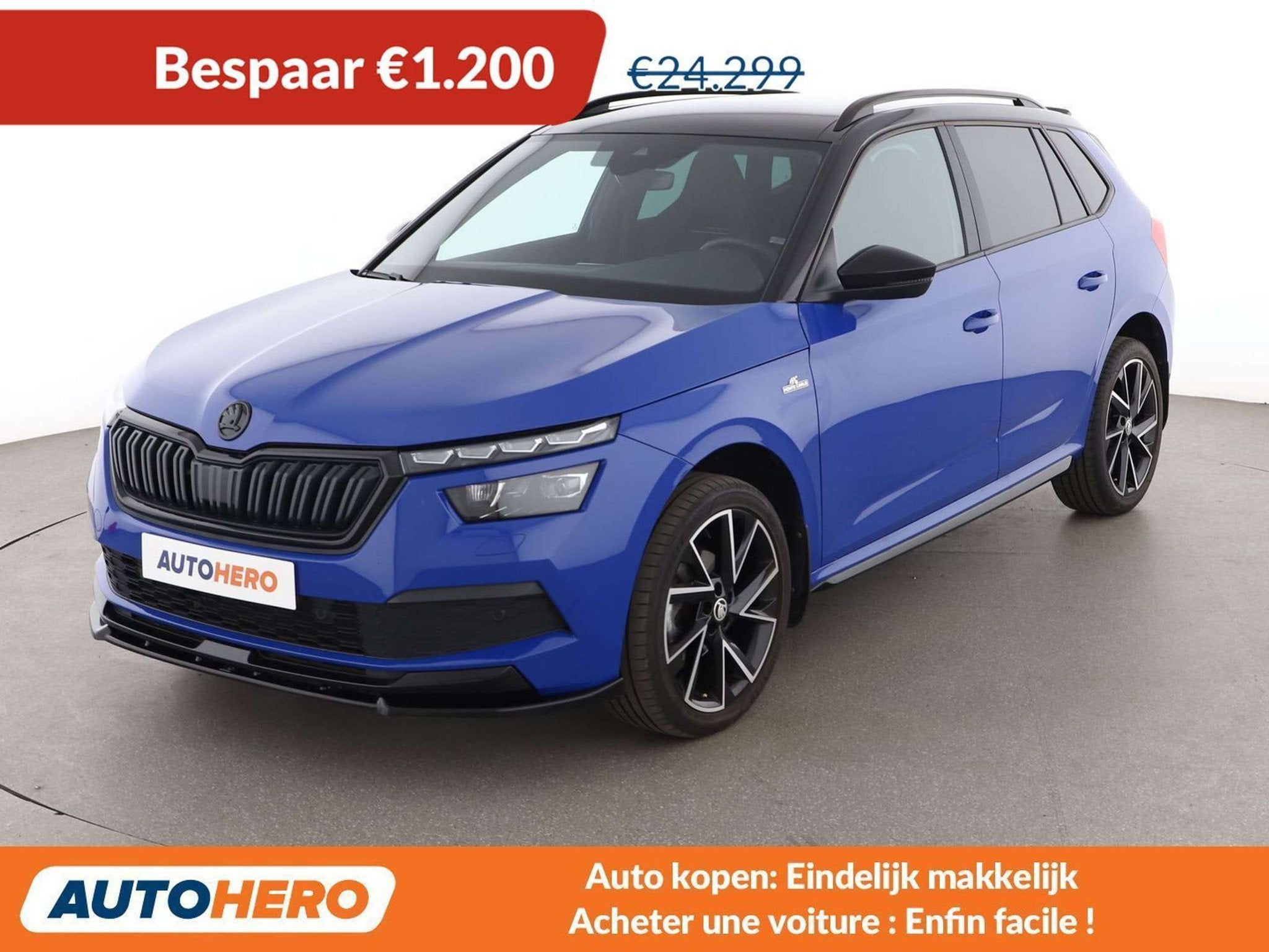 Skoda Kamiq 1.5 TSI ACT Monte Carlo (automatique), Autos, Achat, https://public.car-pass.be/vhr/6ed75f76-5b8c-4627-84d6-ba0748d6d735