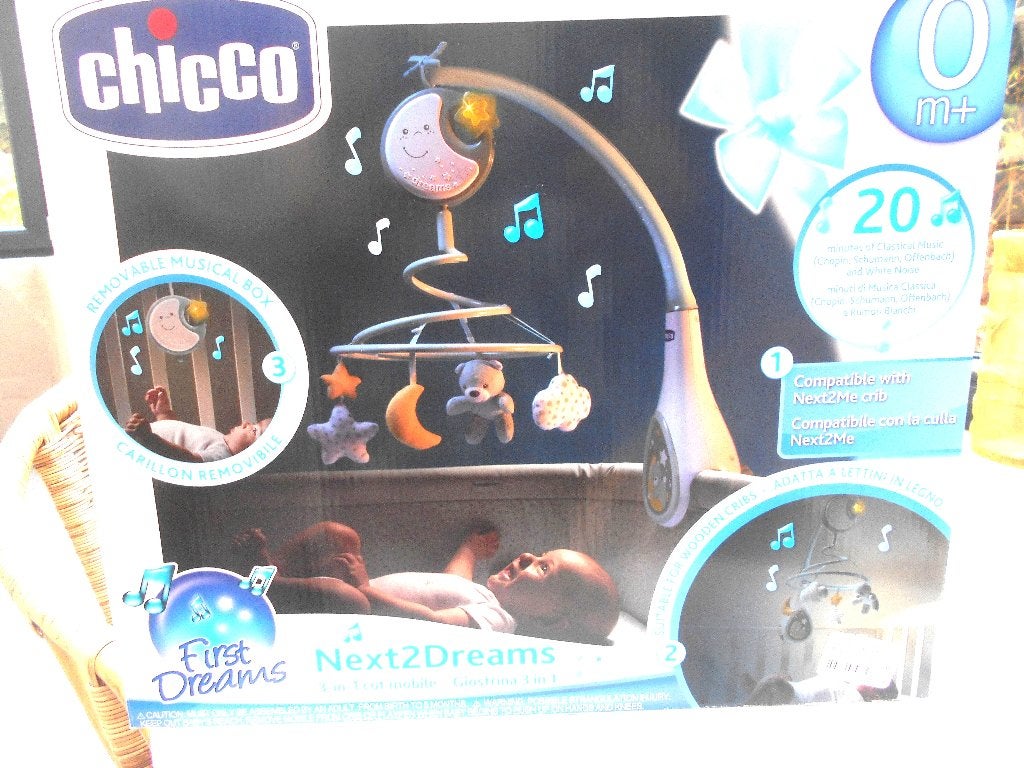 mobile musical bébé Chicco comme neuf, Enfants & Bébés, Enlèvement ou Envoi, Comme neuf, Mobile, Sonore