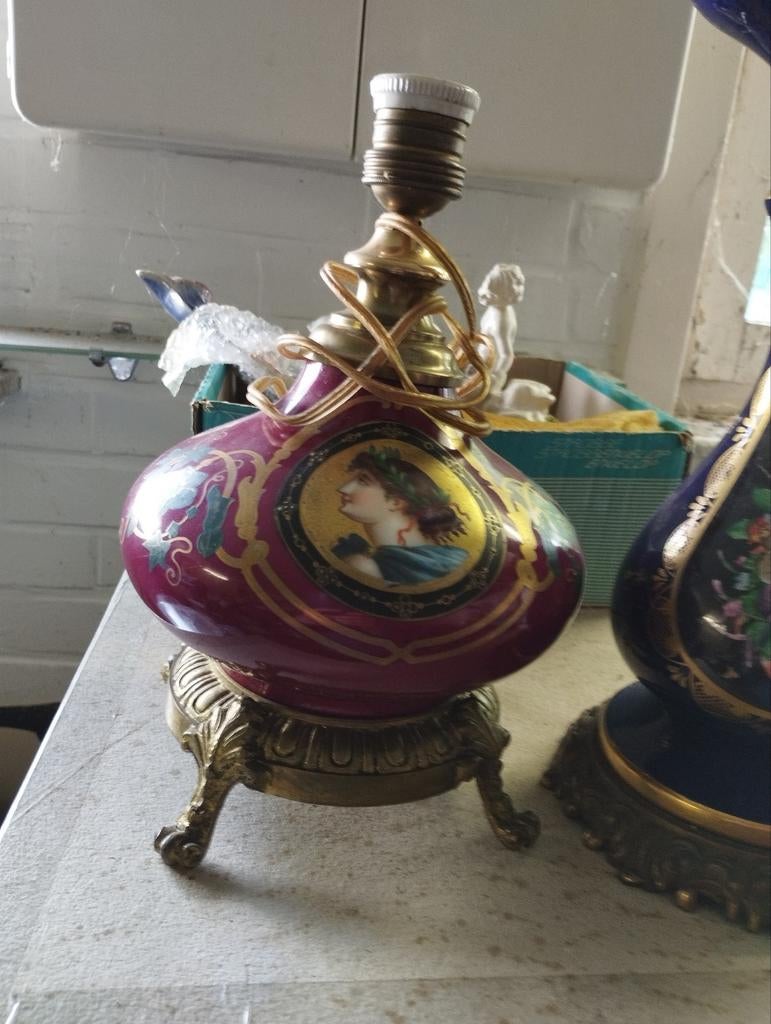 Antieke lamp, Antiek en Kunst, Ophalen of Verzenden