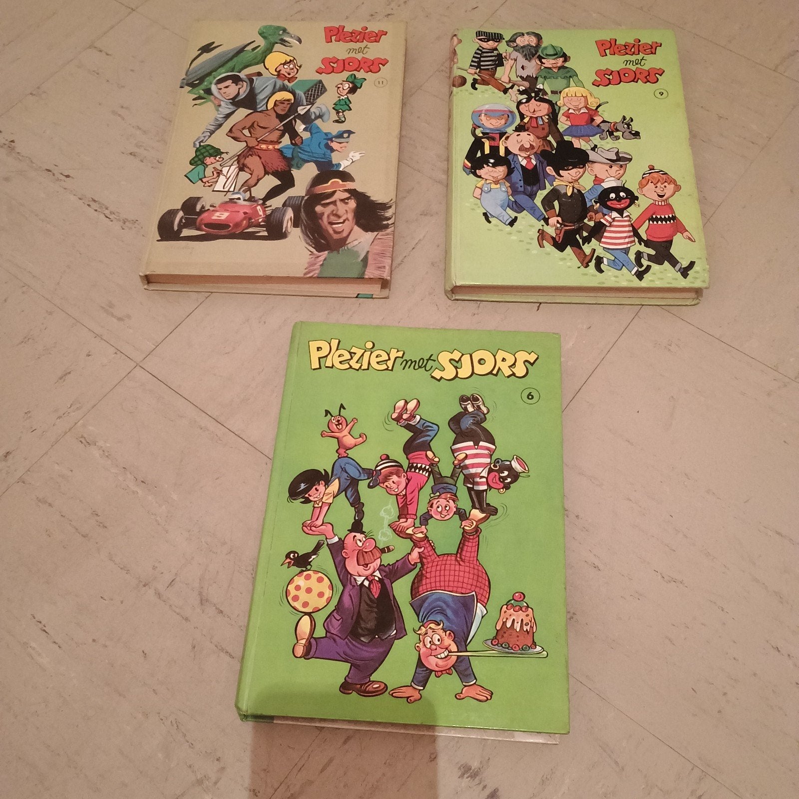 Plezier met Sjors 3 boeken., Ophalen