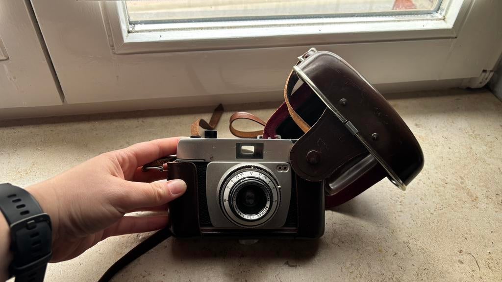 ADOX polo mat - vintage camera, Enlèvement ou Envoi, Utilisé, Reflex miroir, Autres Marques