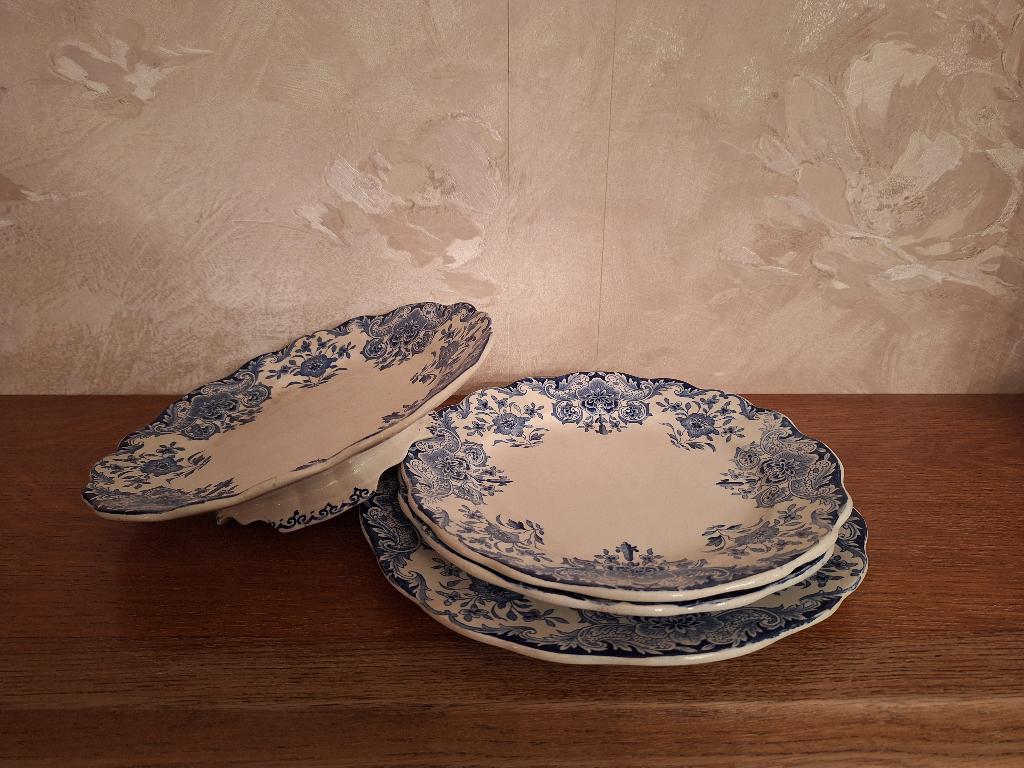 servies delfts blauw, Ophalen