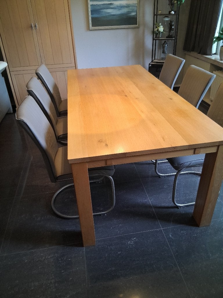 tafel eiken, Comme neuf, Enlèvement, 50 à 100 cm, Chêne