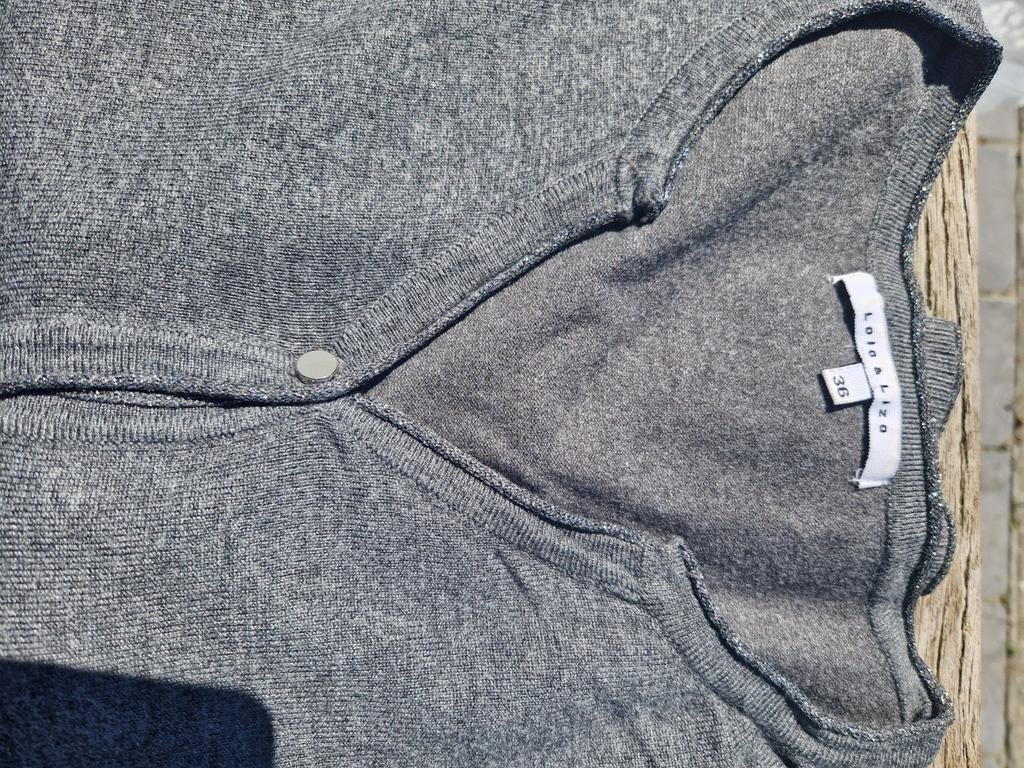 Grijze gilet merk Only maat smal, Ophalen, Only, Zo goed als nieuw, Maat 36 (S)