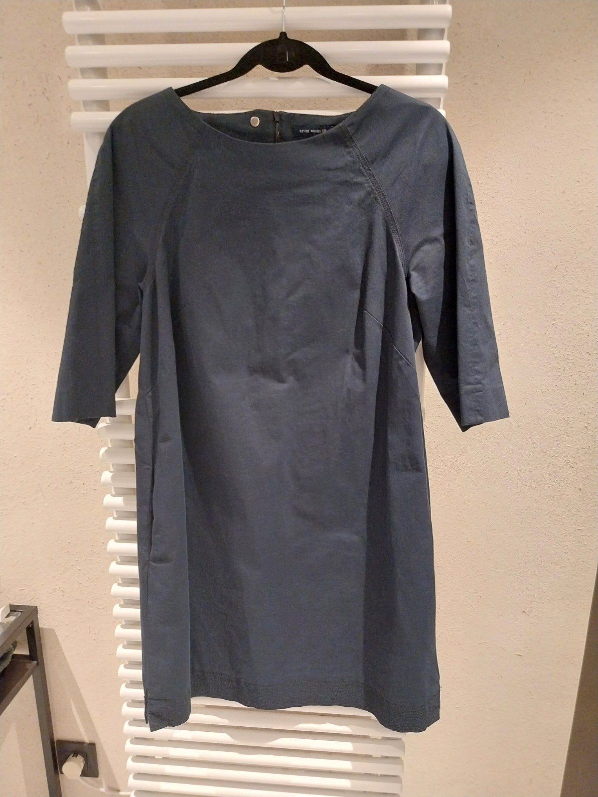 donkerblauwe river Woods jurk maat 40, Kleding | Dames, Ophalen of Verzenden, Maat 38/40 (M)