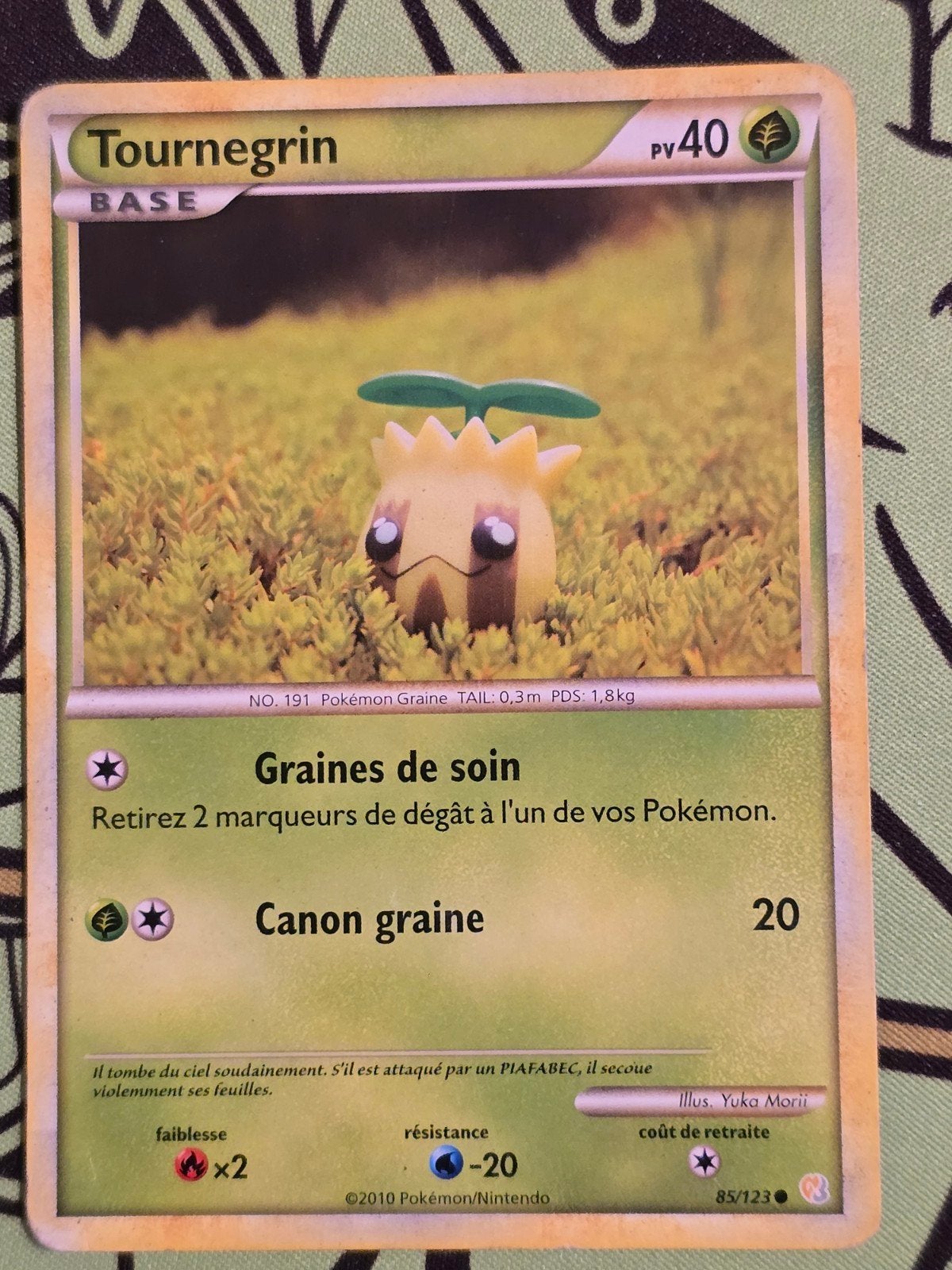 Franstalige Tournegrin (Sunkern) kaart, Ophalen, Gebruikt, Losse kaart, Foil