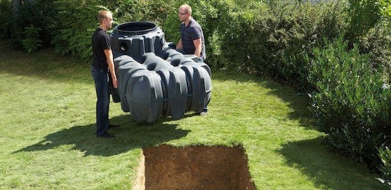 PVC regenwaterput 1.600 liter / Platin merk Graf, 150 liter of meer, Verzenden, Nieuw, Kunststof