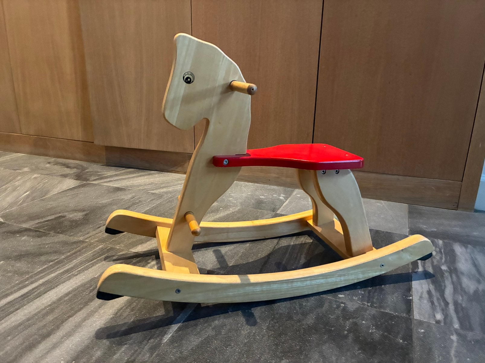 Houten schommelpaard, Enfants & Bébés, Enlèvement, Utilisé
