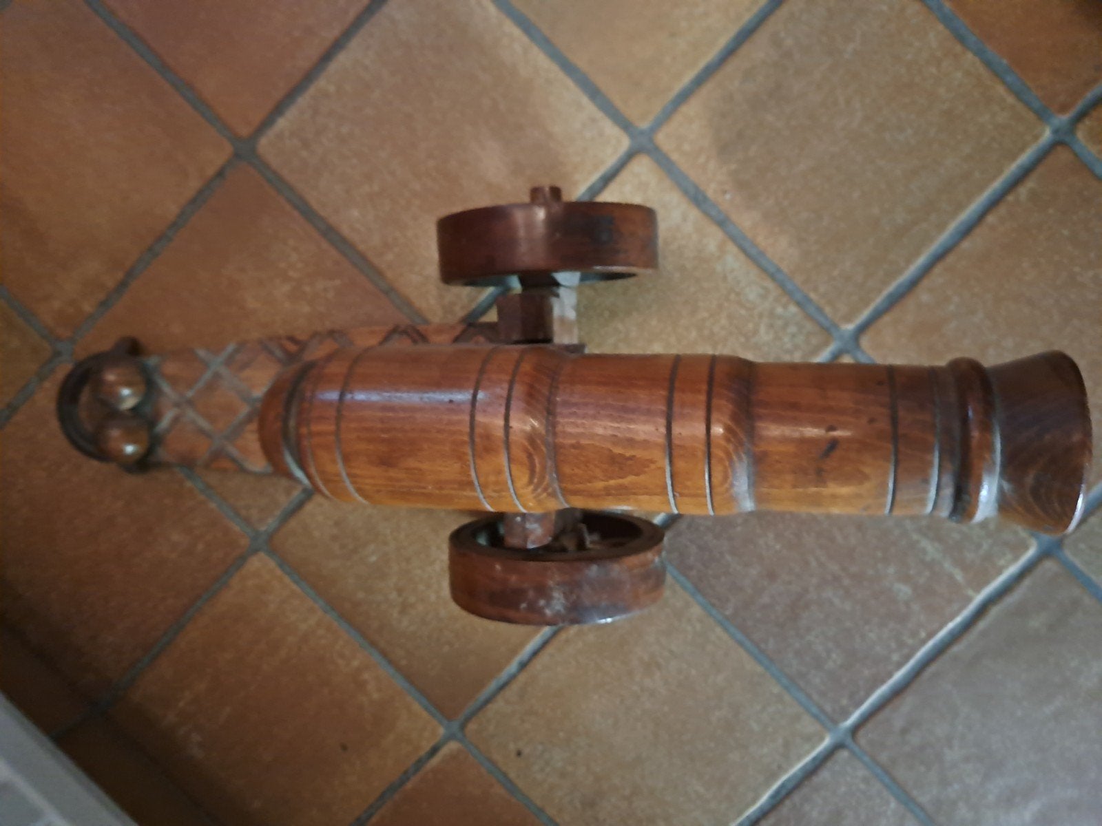 mini kanon hout, Antiek en Kunst, Kunst | Overige Kunst, Ophalen