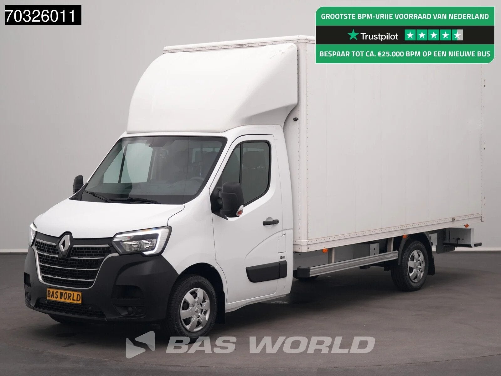 Renault Master 145PK Achterdeuren Bakwagen LED Navi Airco Cr, 2493 kg, Stof, Gebruikt, 4 cilinders