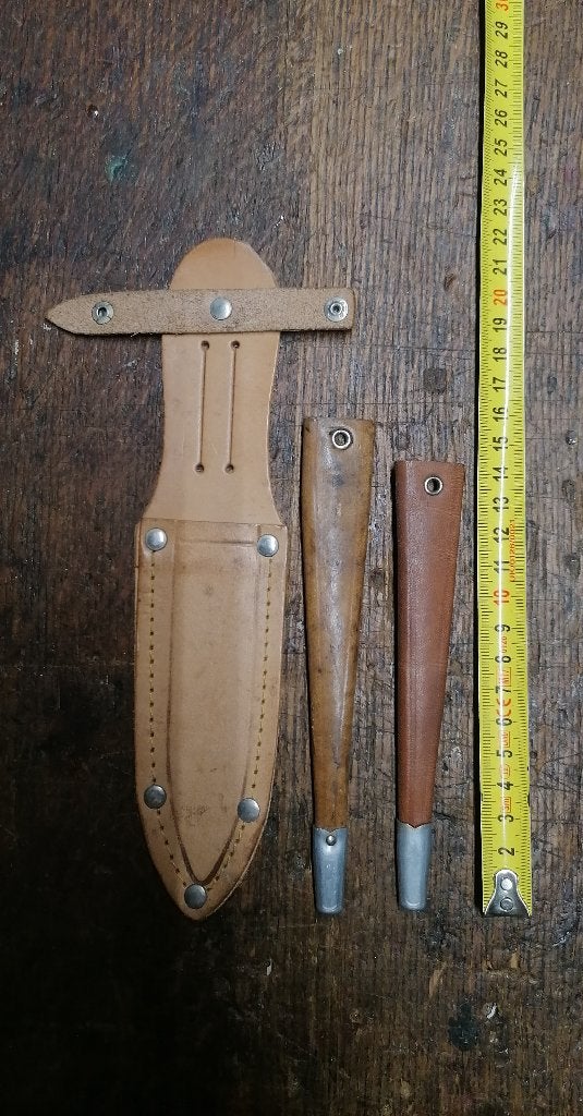 Fourreau cuir coutelas stylet, Envoi, Autres, Couteau ou Poignard