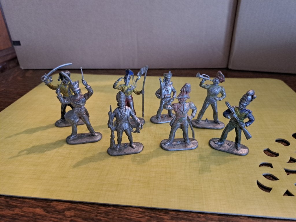 8 soldats figurines Jean Hoefler w Germany guerre, Enlèvement ou Envoi