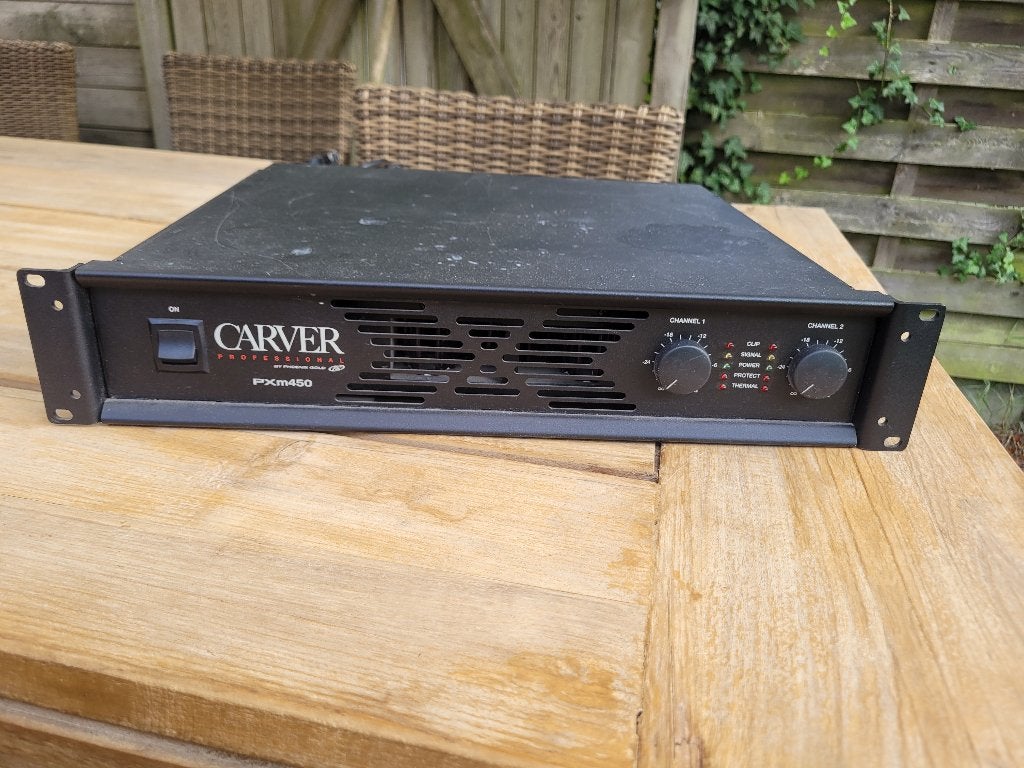 CARVER PXM 450 EINDVERSTERKER, Audio, Tv en Foto, Professionele apparaten, Ophalen, Gebruikt, Audio