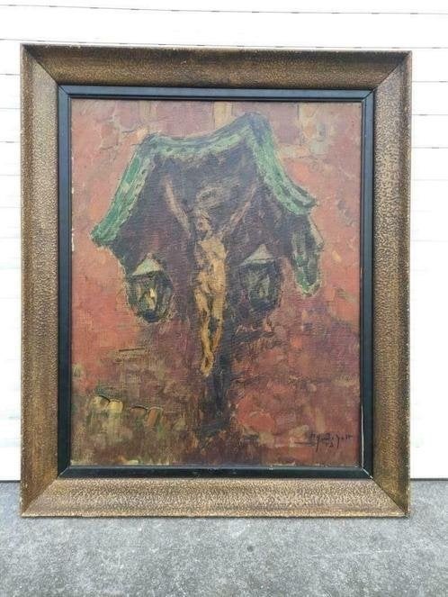 huile sur toile signe philippe schott, Enlèvement ou Envoi