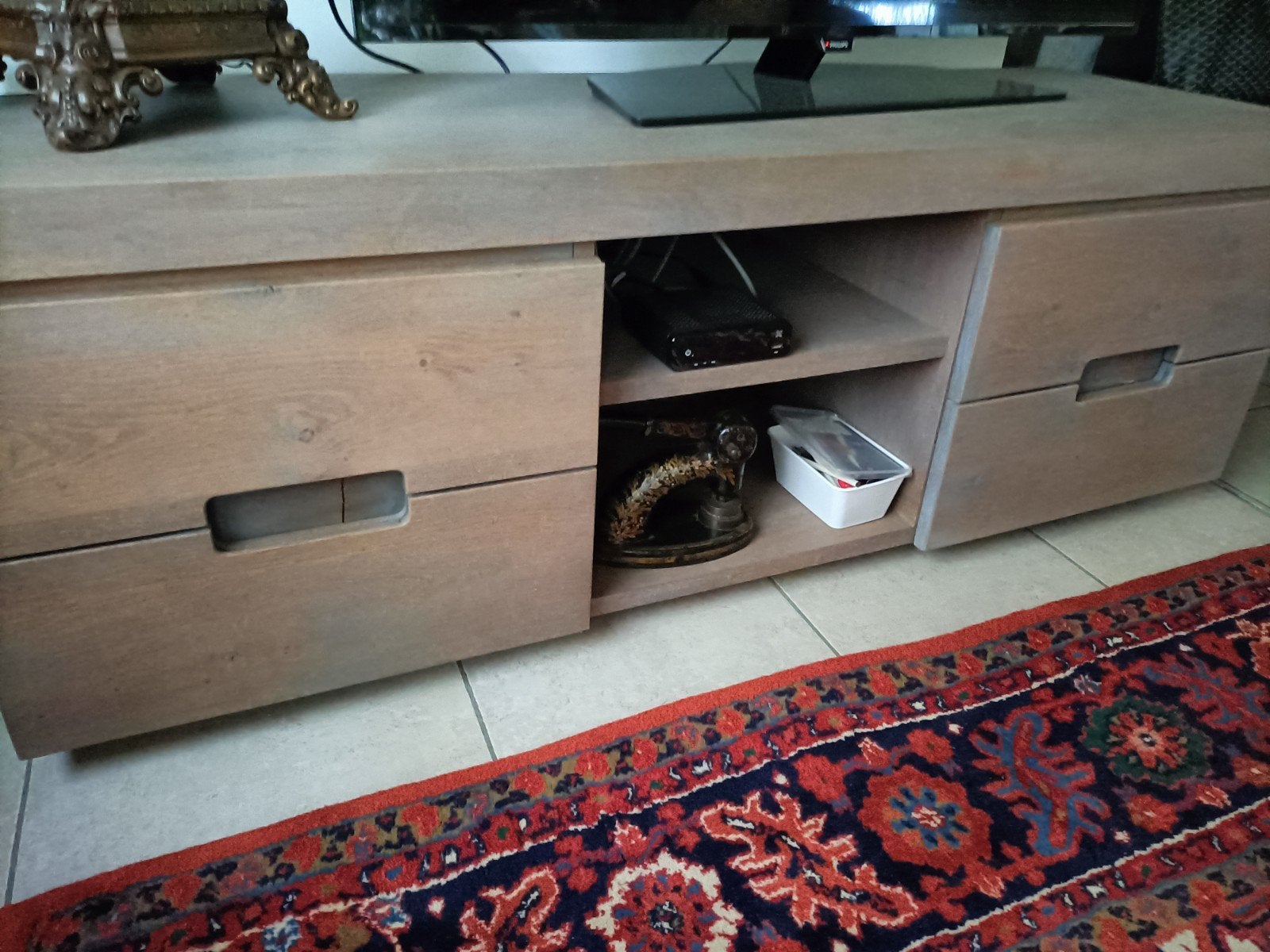 Tv kast met schuifdeuren,, Huis en Inrichting, Ophalen, Zo goed als nieuw