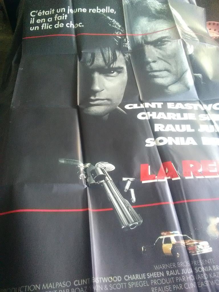 Ancienne affiche de cinéma du film la relève, Enlèvement ou Envoi, Utilisé, Film, Affiche