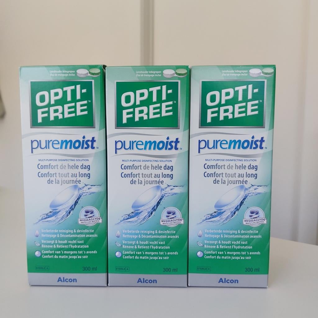Alcon, Opti-Free, puremoist, lenzenvloeistof, Ophalen of Verzenden