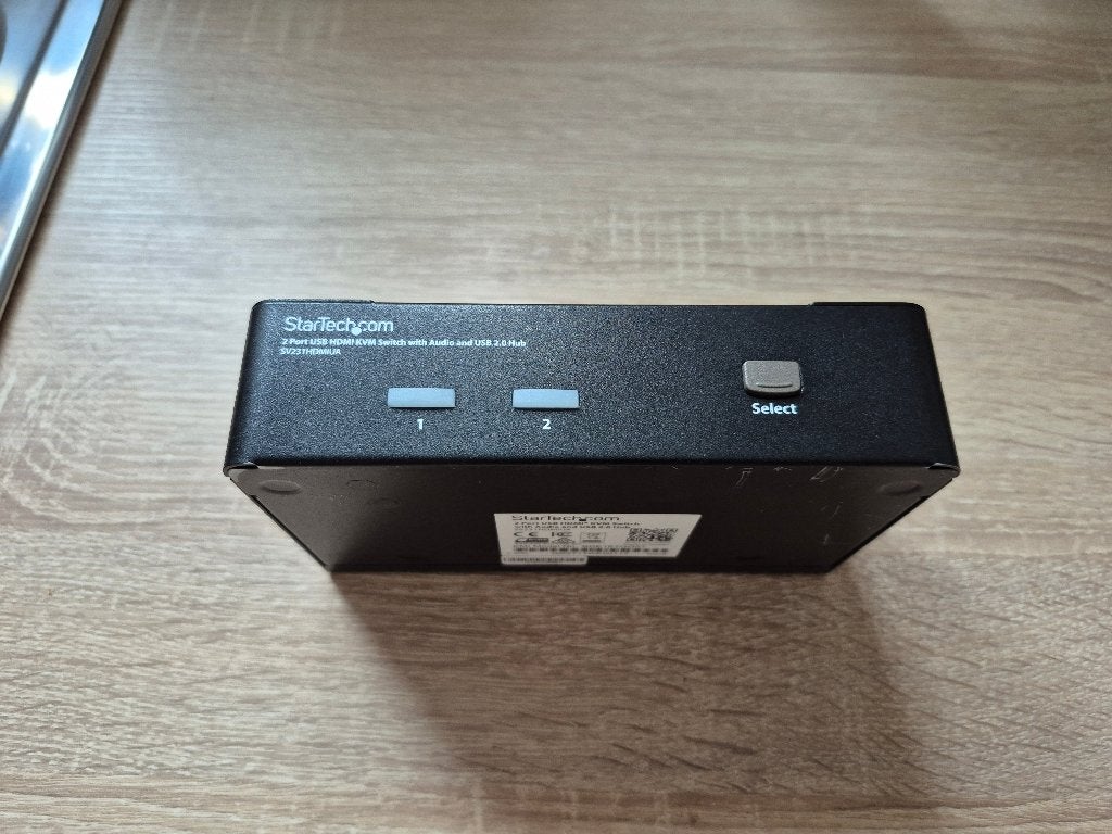 Commutateur KVM HDMI USB 2 ports avec audio, Enlèvement ou Envoi, Utilisé