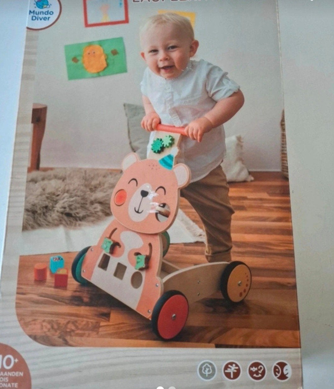 loopwagentje, Ophalen, Zo goed als nieuw, Duw- of Trekspeelgoed
