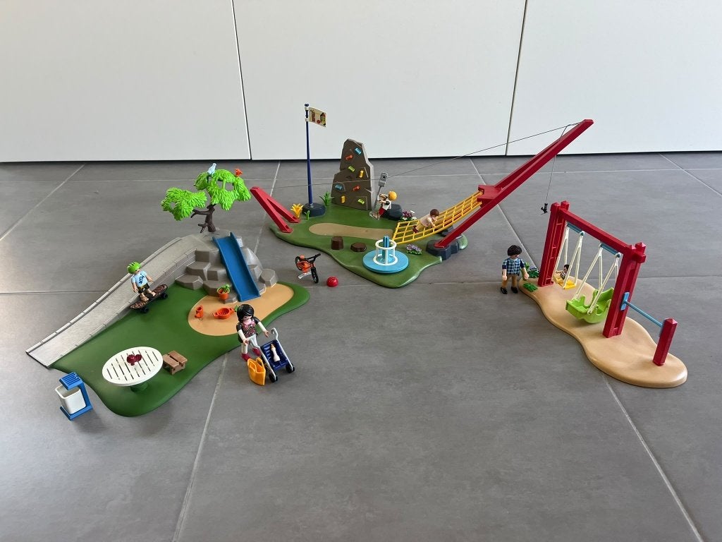 Speeltuin Playmobil, Kinderen en Baby's, Ophalen, Gebruikt, Complete set, Overige typen