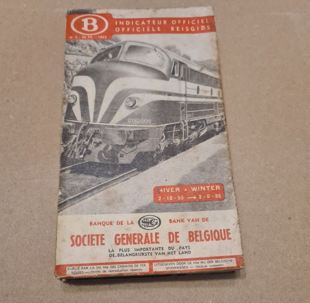 SNCB indicateur horaire, Collections, Envoi, Utilisé