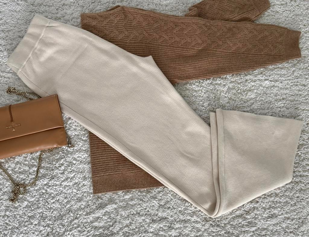 Broek Selected, Kleding | Dames, Maat 38/40 (M), Beige, Nieuw, Ophalen of Verzenden