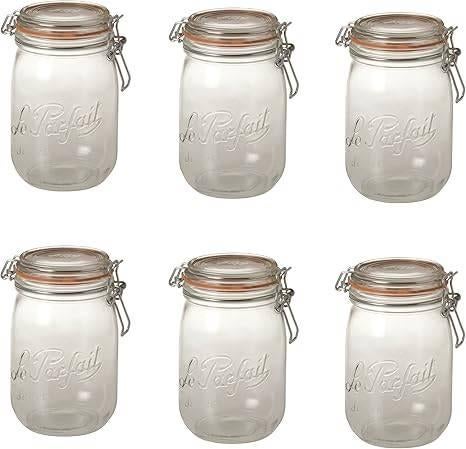 Le Parfait | Super Weckpotten | 6 stuks | GRATIS LEVERING, -, Verzenden, Pot, Bus of Blik, Nieuw