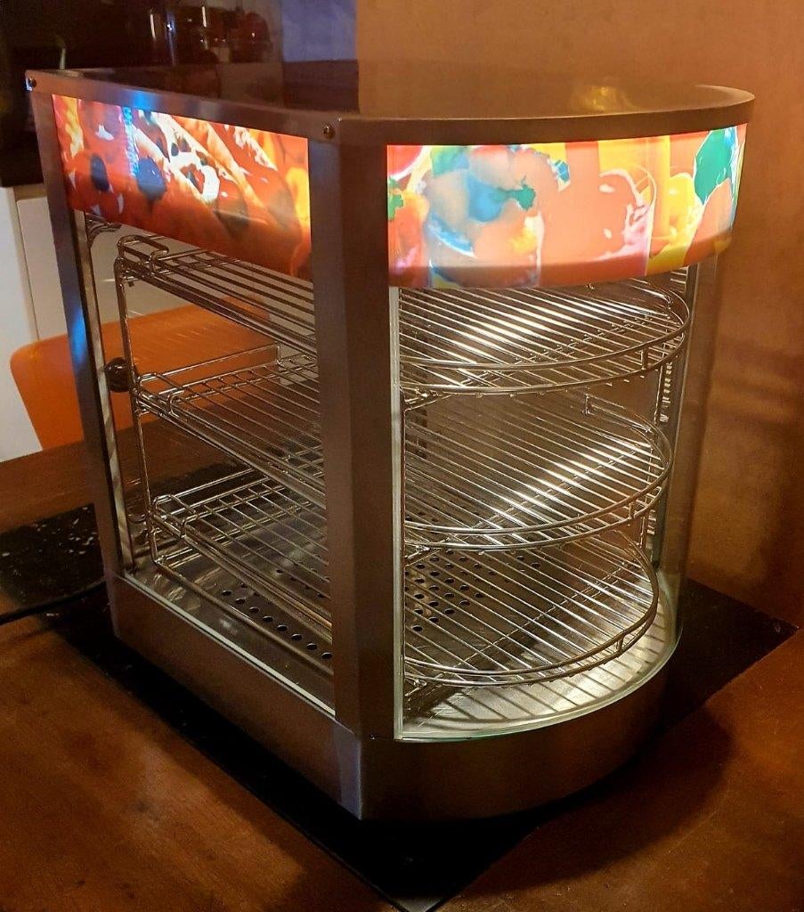 Warmhoudvitrine Pizza, Snacks, Gerechten, Gebak, prima staat, Zakelijke goederen, Ophalen, Gebruikt, Bakkerij en Slagerij