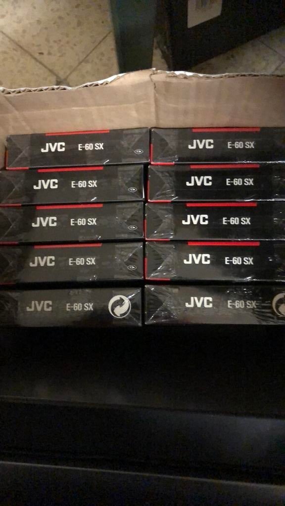 VHS 60 SX videobanden nog in verpakking te koop, Cd's en Dvd's, Ophalen, Nieuw in verpakking