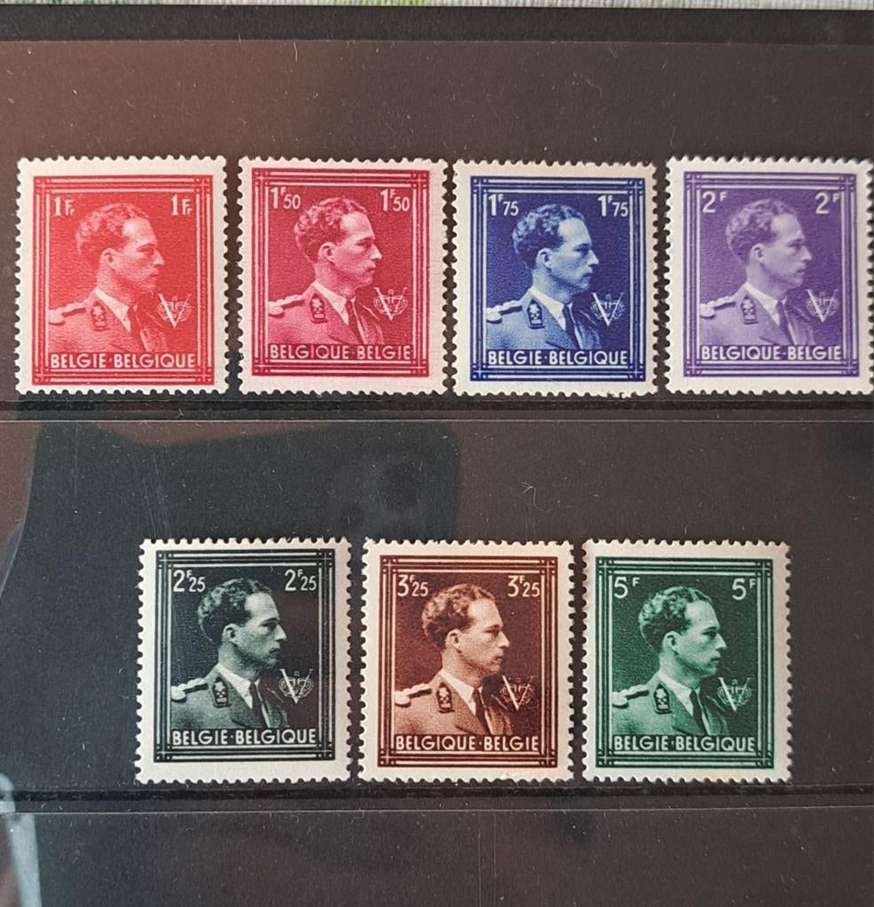 België OBP 690-696 ** 1944, Postzegels en Munten, Ophalen of Verzenden, Postfris, Postfris