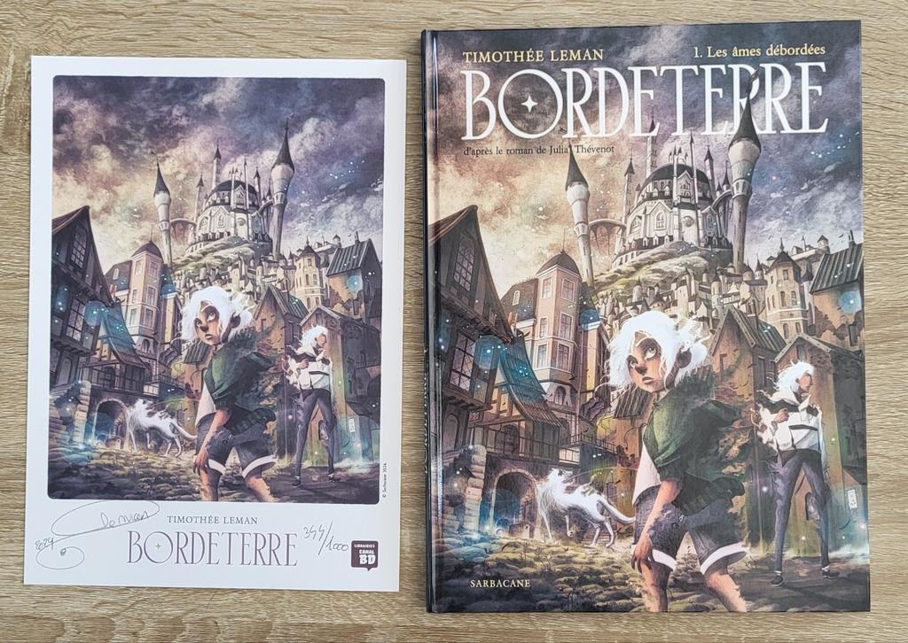 Bordeterre 1 ex-libris CanalBD Timothée Leman, Neuf, Timothée Leman, Enlèvement ou Envoi, Une BD