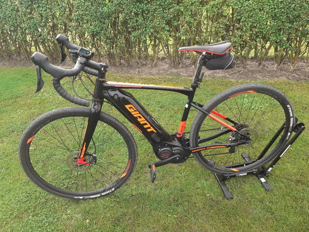 Vélo gravel ou route électrique, Fietsen en Brommers, Elektrische fietsen, Ophalen, Zo goed als nieuw, Giant